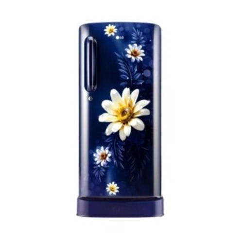 LG 185 L 5-Star with Smart Inverter Compressor Direct-Cool Single Door Refrigerator Blue Harmony GL-D201ABHU.BBHZEBN